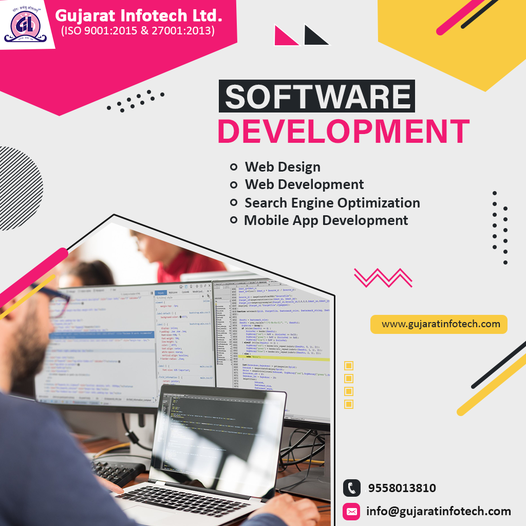 Gujaratinfotech's tweet image. Get a #Customized #Software for your Business.
Contact us for any IT related help at 9558013810 or drop message - ww.gujaratinfotech.com/custom-softwar…
#Custom Software #development #company #Ahmedabad #Gujarat #India