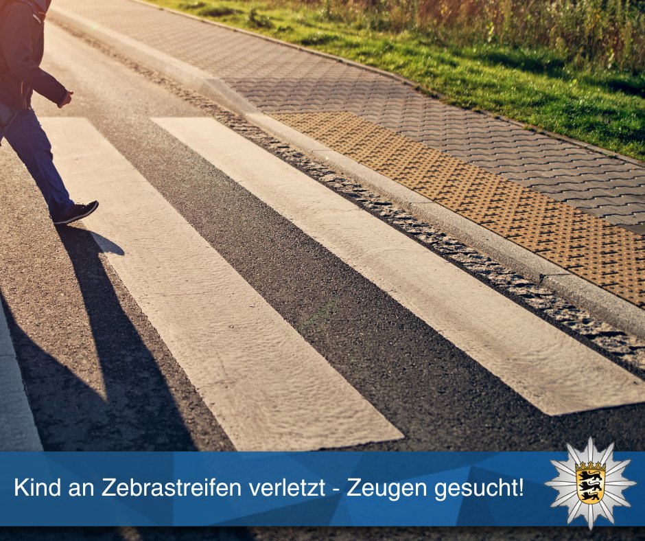 Unfall in Königsfeld –   Zeugen gesucht!

Ein Autofahrer (älter, graue Haare/Bart) fuhr am Di., 12.15 Uhr, auf der Mönchweilerstraße ein 8-jähriges Mädchen an, das am Zebrastreifen stand – und flüchtete.

👁️ Hinweise an das Revier St. Georgen: 📞 07724 9495-00