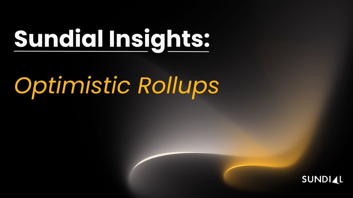 SundialProtocol's tweet image. This week on Sundial Insights: What is an Optimistic Rollup?

Think of it as a fast lane for blockchains, such as Bitcoin.

1. Transactions happen off the main chain in Sundial’s faster Layer-2 environment.

2. The transactions are then bundled together, and a unique signature…