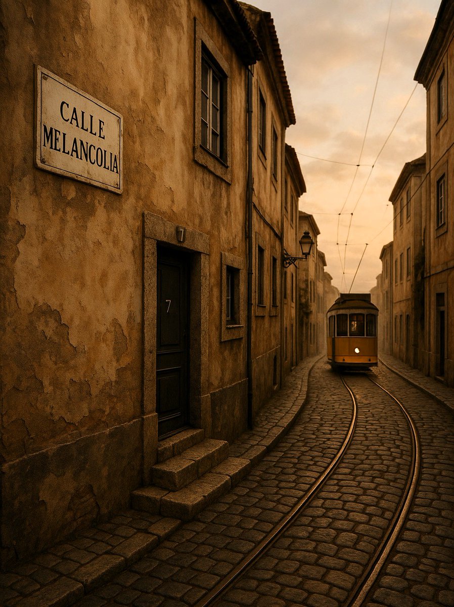 Vivo en el número siete, Calle Melancolía, quiero mudarme hace años al barrio de la alegría, pero siempre que lo intento ha salido ya el tranvía...