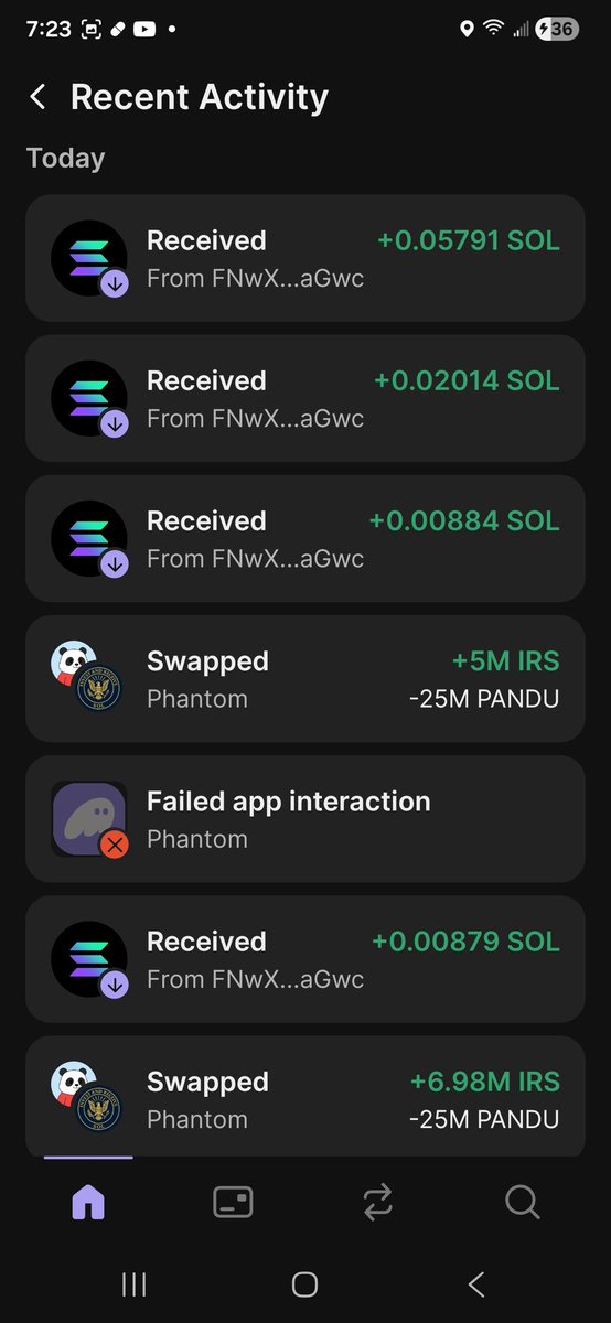 Bought $IRS only a couple hrs ago. Posting my rewards below to show the tech works.