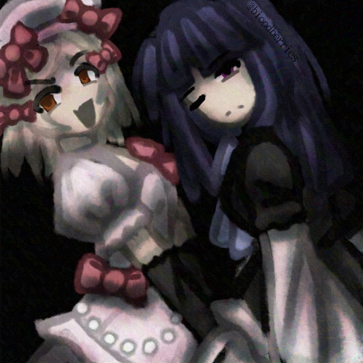 bIoodberries's tweet image. Kururi #umineko #lambdadelta #bernkastel