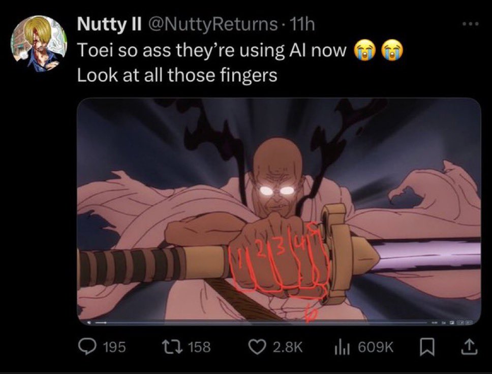 “Some fans” and it’s just hateful Sanji tards