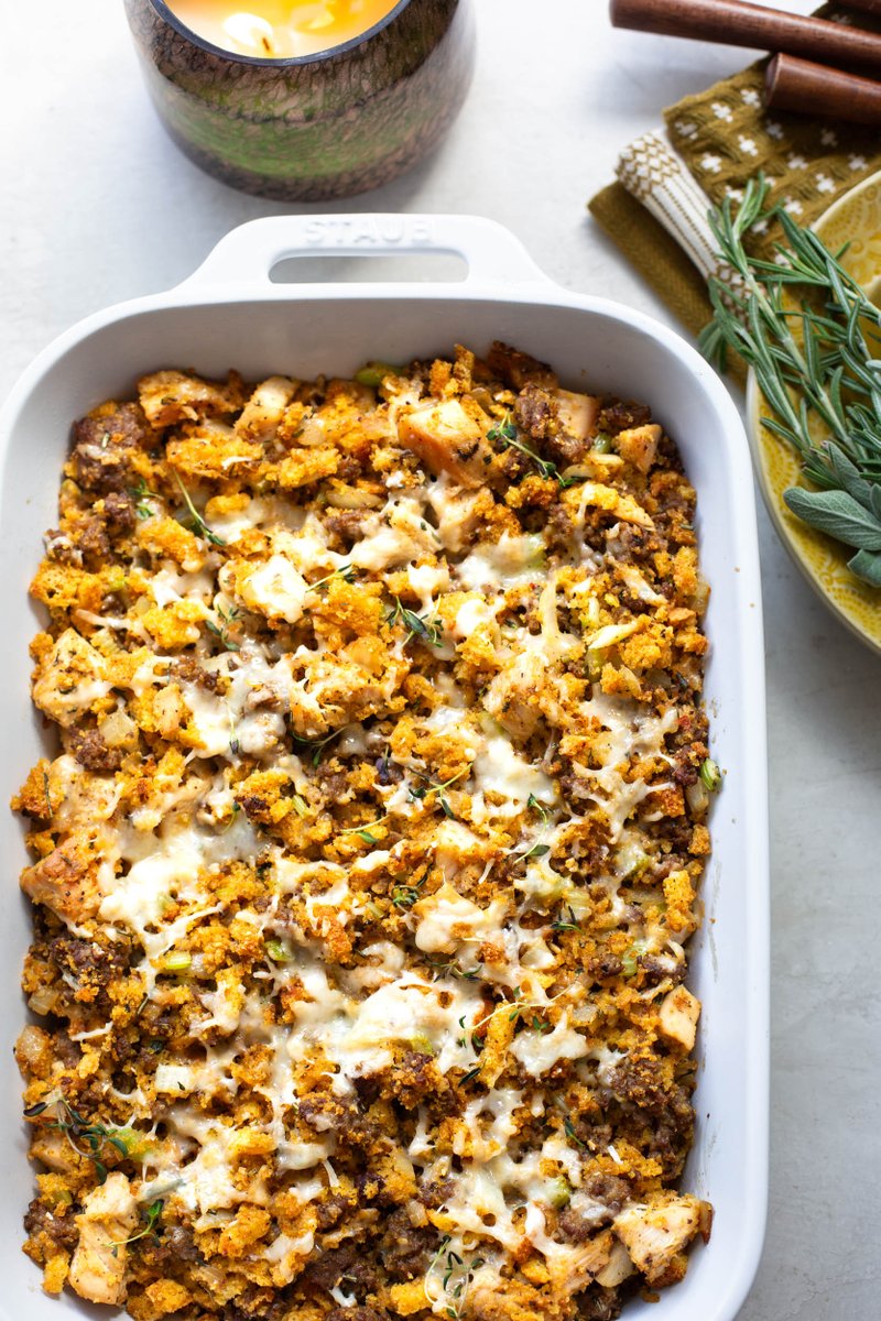 MyDiaryofUs's tweet photo. Easy Turkey Stuffing Casserole: Your answer to using up those Thanksgiving leftovers or an ideal option for hosting a smaller gathering for the holidays. I used my favorite @tonychachere Creole Cornbread Stuffing to make this recipe easy and delicious. #ad
https://t.co/hmnxhzwrZ1 https://t.co/qf0anw5VPh