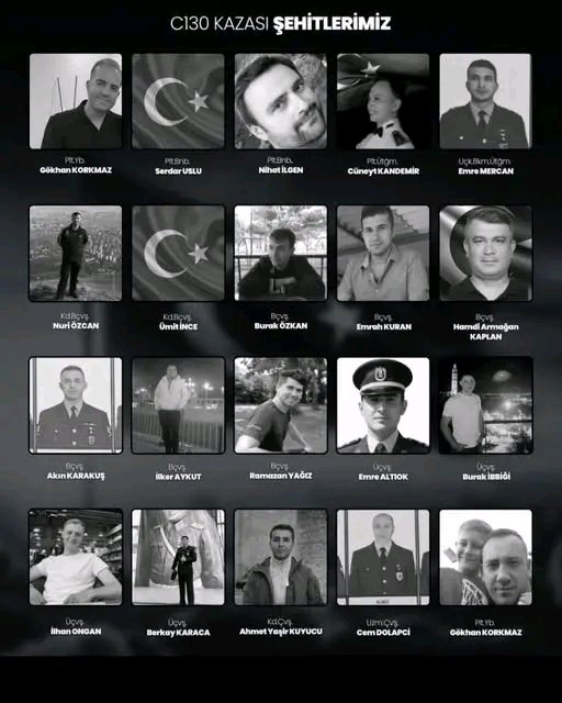 Acımız var 😥
Uçak 57 yaşındaymış
Twet bu kadar