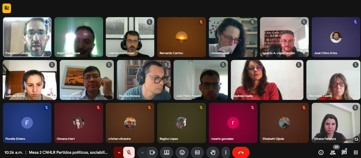 Arrancó la sesión de la mañana de la mesa 2 del Congreso Nacional de Historia Local y Regional . Siempre un gusto trabajar con <a href="/l_lichtmajer/">Leandro Lichtmajer</a> Gracias a todxs por sumarse