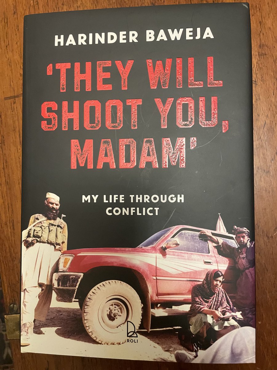 I just finished this most readable memoir by the courageous and independent-minded journalist Harinder Baweja. It provides vivid eyewitness accounts of the conflicts she has reported on over the years.
⁦<a href="/shammybaweja/">Harinder Baweja</a>⁩