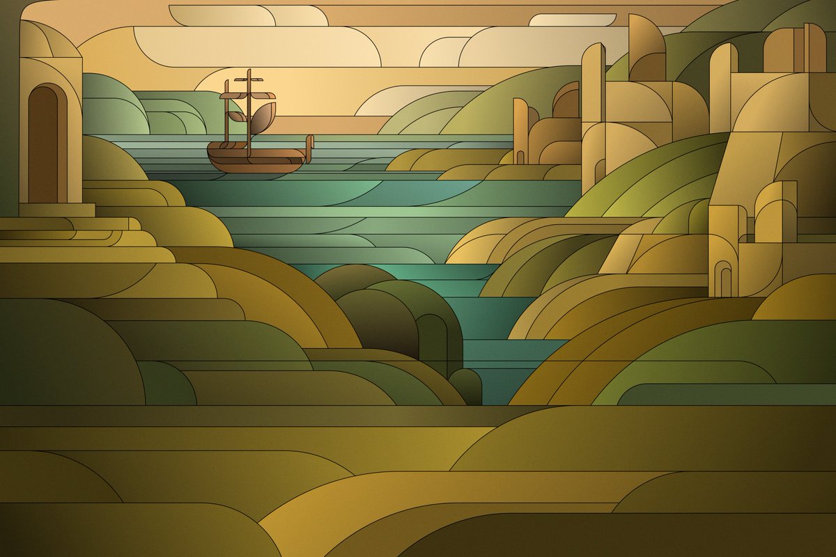 Presenting "Those who built the Horizon" 1/1 
↬ 0.1Ξ reserve auction on <a href="/SuperRare/">SuperRare</a> 

Details and commentary about the work ↓