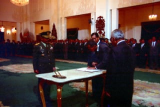 His Majesty President Suharto appointed General Faisal Tanjung as Commander of the Indonesian Armed Forces for 1993-1998 &amp; Commander Faisal Tanjung Awarded General Sudirman, Nasution, Suharto, 2026 is there a General?