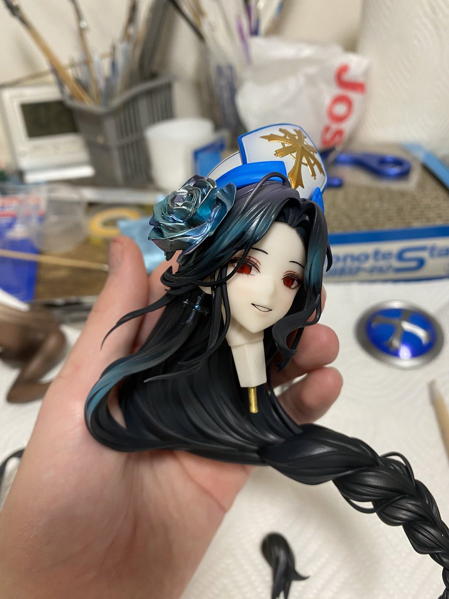 顔もできました
あと少し直すところを直したら完成です