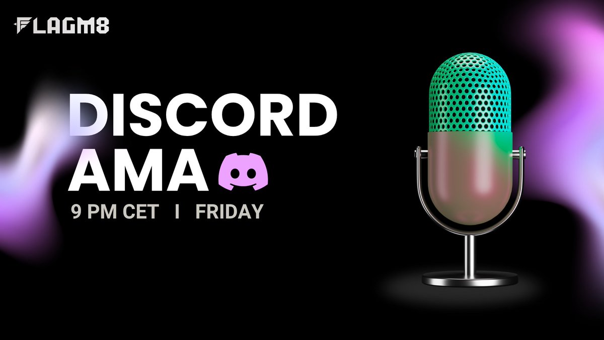 Discord AMA Alert 🎙

Join us this Friday at 9 PM CET for a live AMA with the Flagm8 team 👾

💬 Ask anything about Flagm8, Grand Tournament, upcoming NFTs, and exciting new updates !

🎁 Surprise rewards for active participants 

Join Discord: discord.gg/aSdErKRZtZ