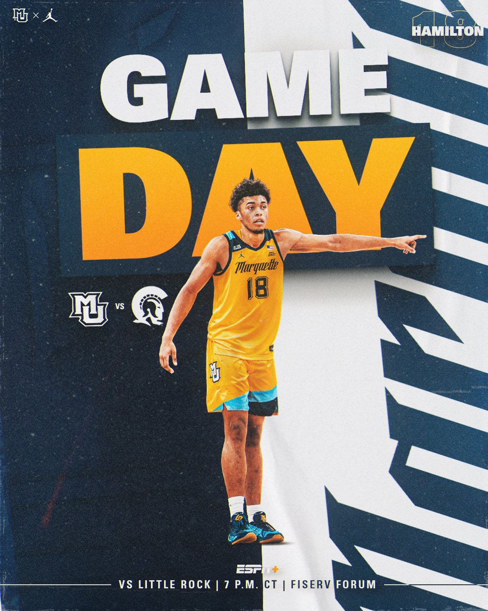 In this together.

📍<a href="/FiservForum/">Fiserv Forum</a>
⏰ 7:00pm CT
📺 ESPN+
🎟️ Link in Bio
🔊<a href="/ESPNMilwaukee/">ESPN Milwaukee</a>

#MUBB | #WeAreMarquette