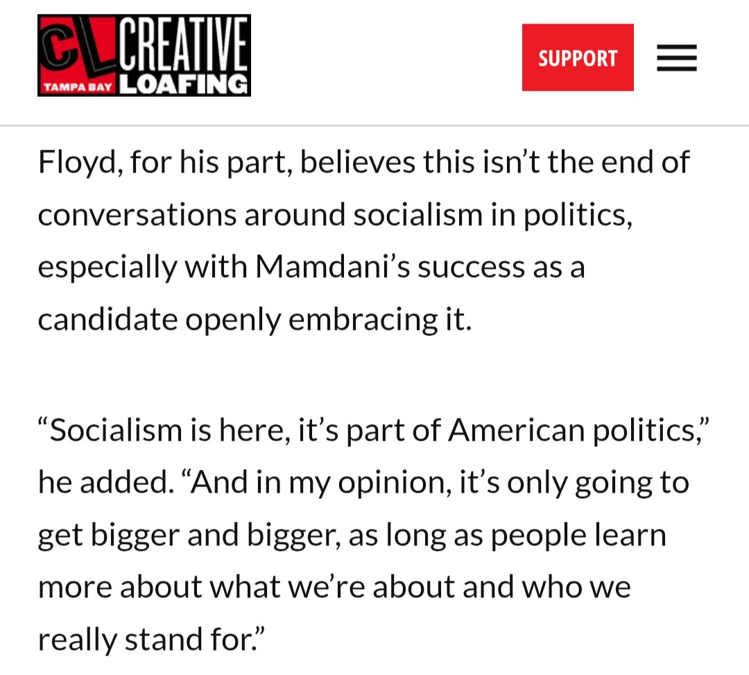 Politics that represents the needs of working people is here. And it's going to be more popular the more people learn about it