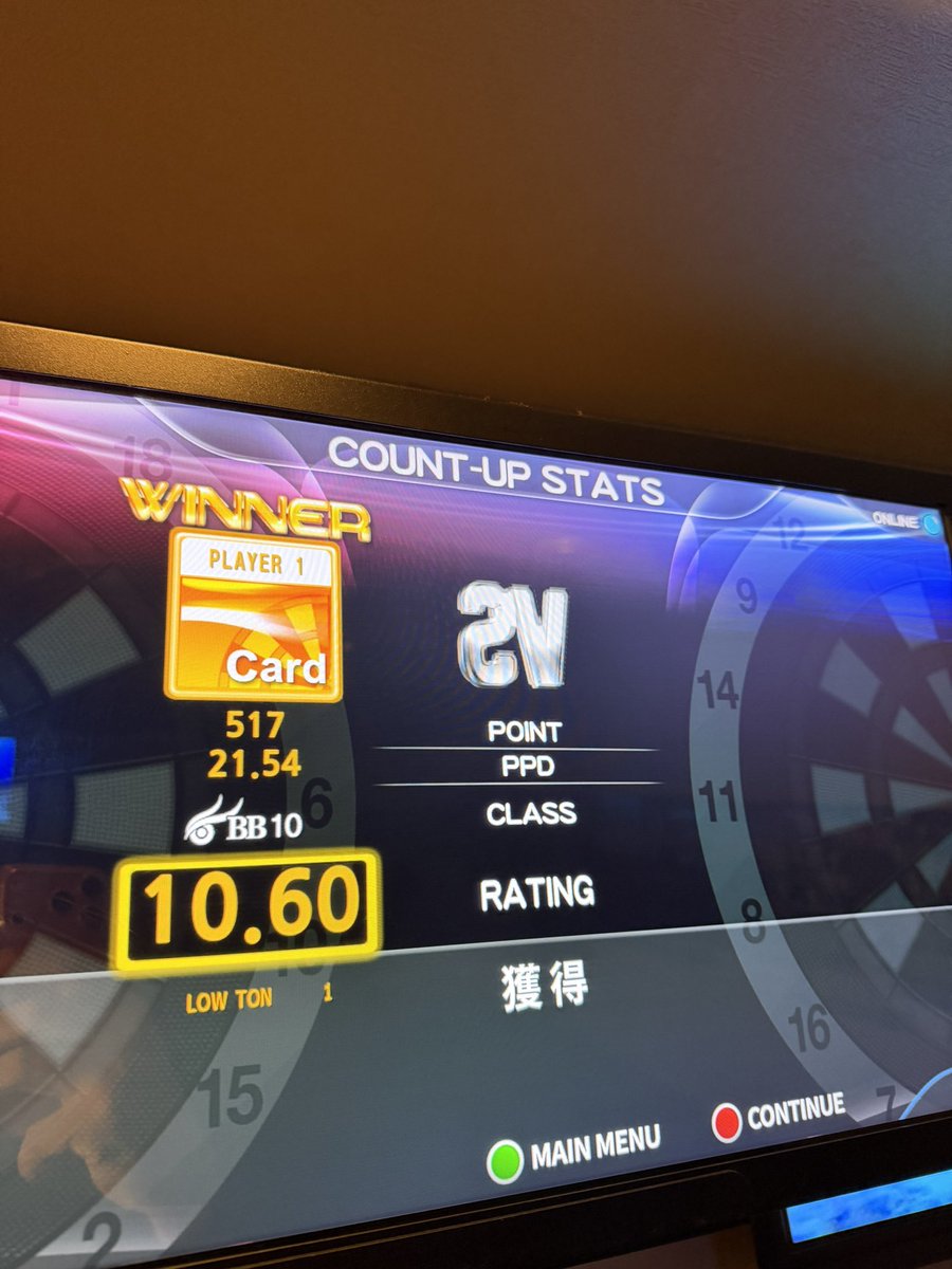 lightning_0624's tweet image. 6年ぶりのダーツ🎯