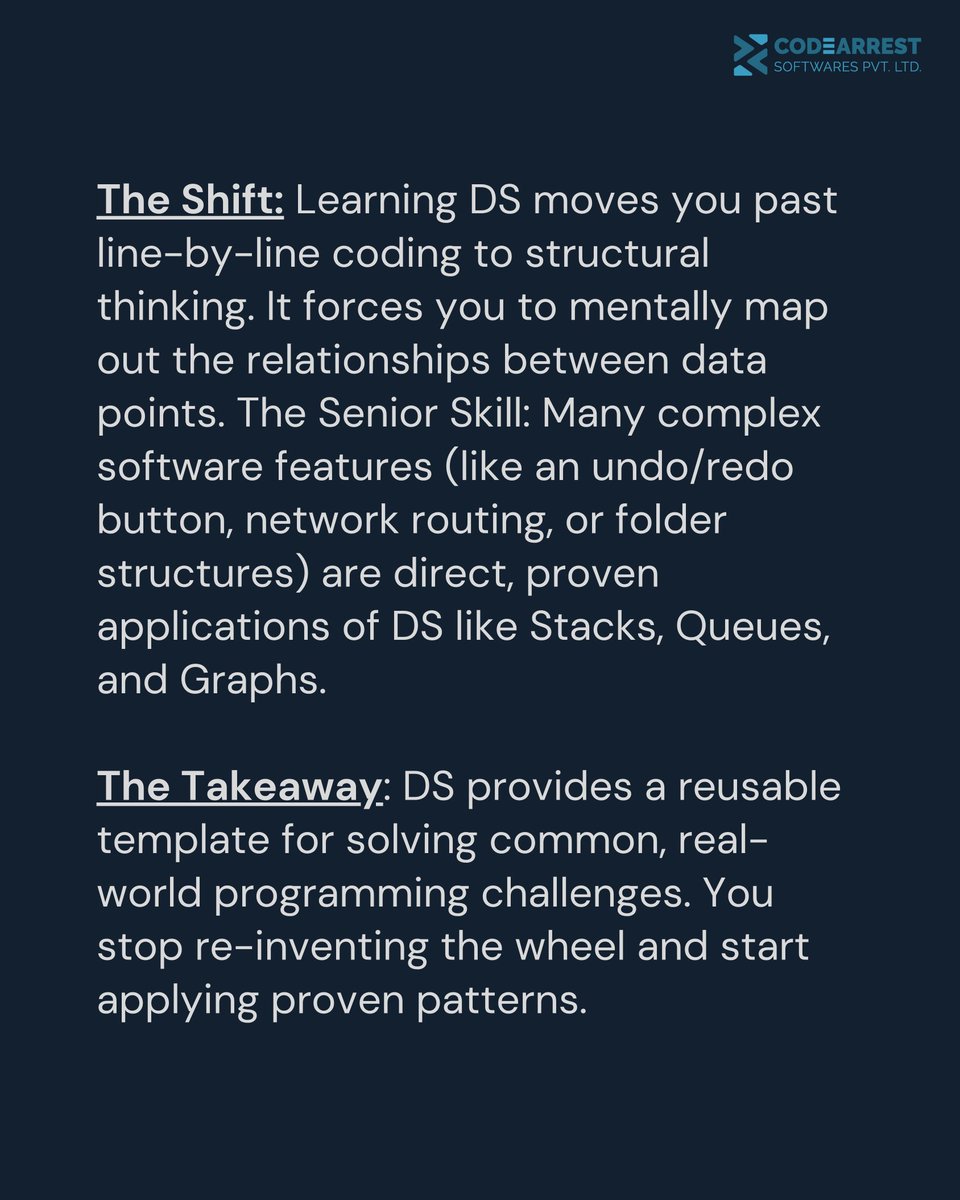 codearrest's tweet image. You know the language, but do you know the blueprint? 🧠 
#CodeArrest #JobArrest #ClockSession #DataStructures #CodingTips #SoftwareEngineering #DSA #Programming #TechSkills #CompetitiveAdvantage #FAANG #HighPerformance #CodingJourney #DeveloperLife #TechEducation #Innovation