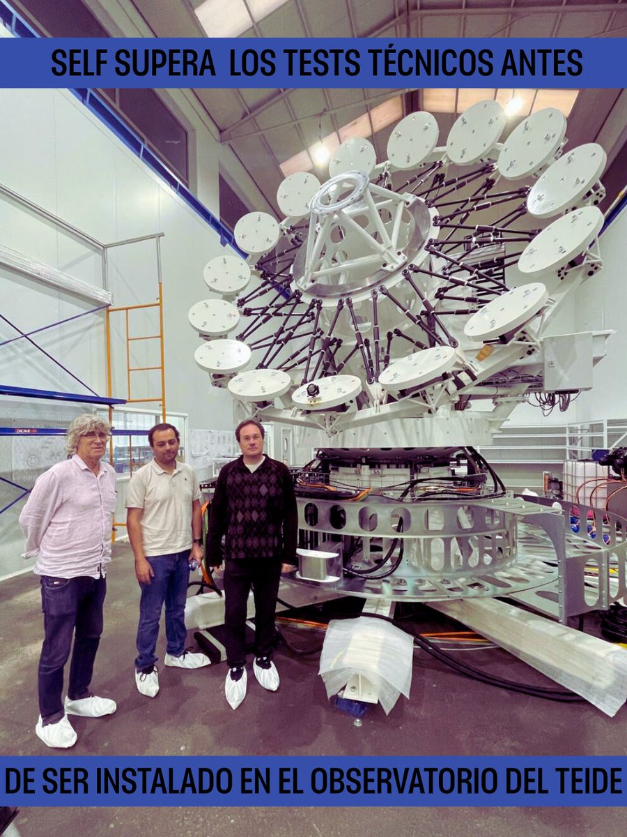 LIOM_iac's tweet photo. 🔭 LIOM da un paso más hacia las estrellas con las pruebas FAT del telescopio SELF en AVS.
🌍 En busca de vida más allá de la Tierra.

🔭 LIOM takes another step toward the stars with SELF telescope FAT tests at AVS.
🌍 Searching for life beyond Earth.

#LIOM #SELF https://t.co/gmmm5hrL9h
