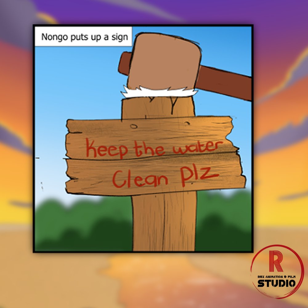 animation_rex's tweet photo. 😍Nongo and Vihemba tackle water pollution,
Because if we take care of our environment, our environment takes care of us in return!✨

#2d #illustrators #comicartist #comicstrip #animationstudio #drawings #illustrationartist #namibianartist🇳🇦 #animator https://t.co/LG7HJKFxa7