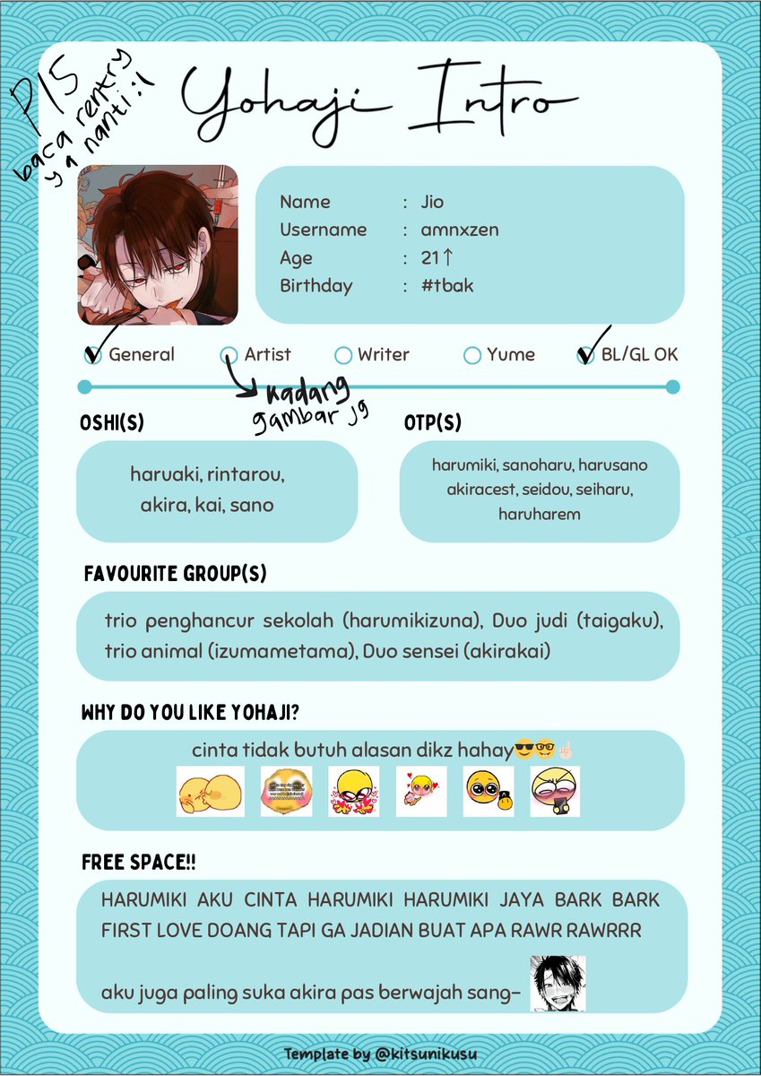 Yohaji Menfess 🌱 OPEN DM tweet media