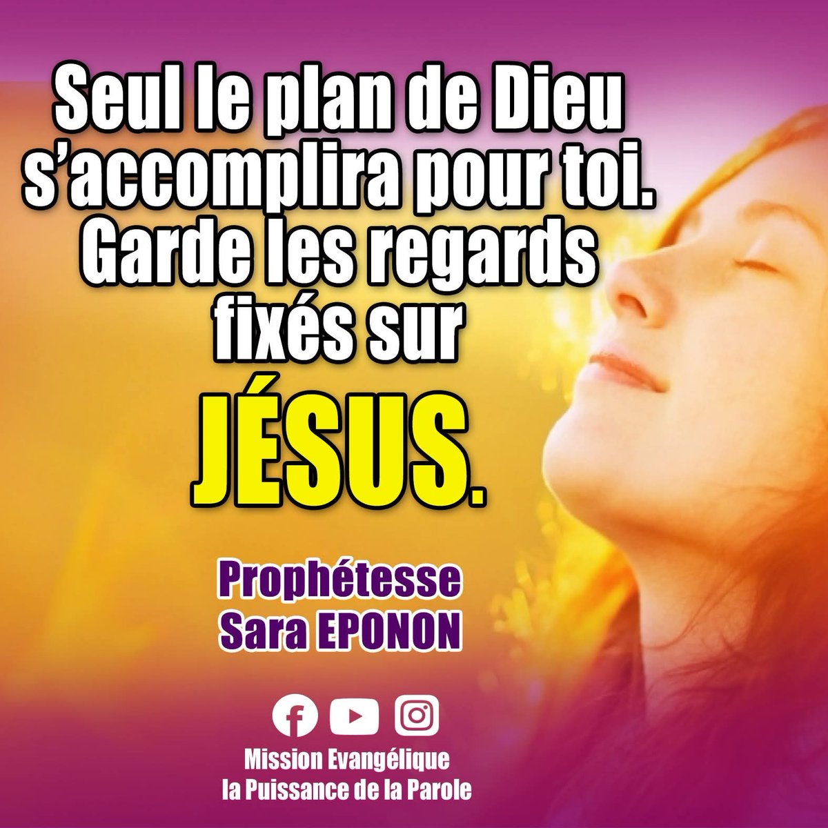 Cette parole est pour toi qui lit ce message.