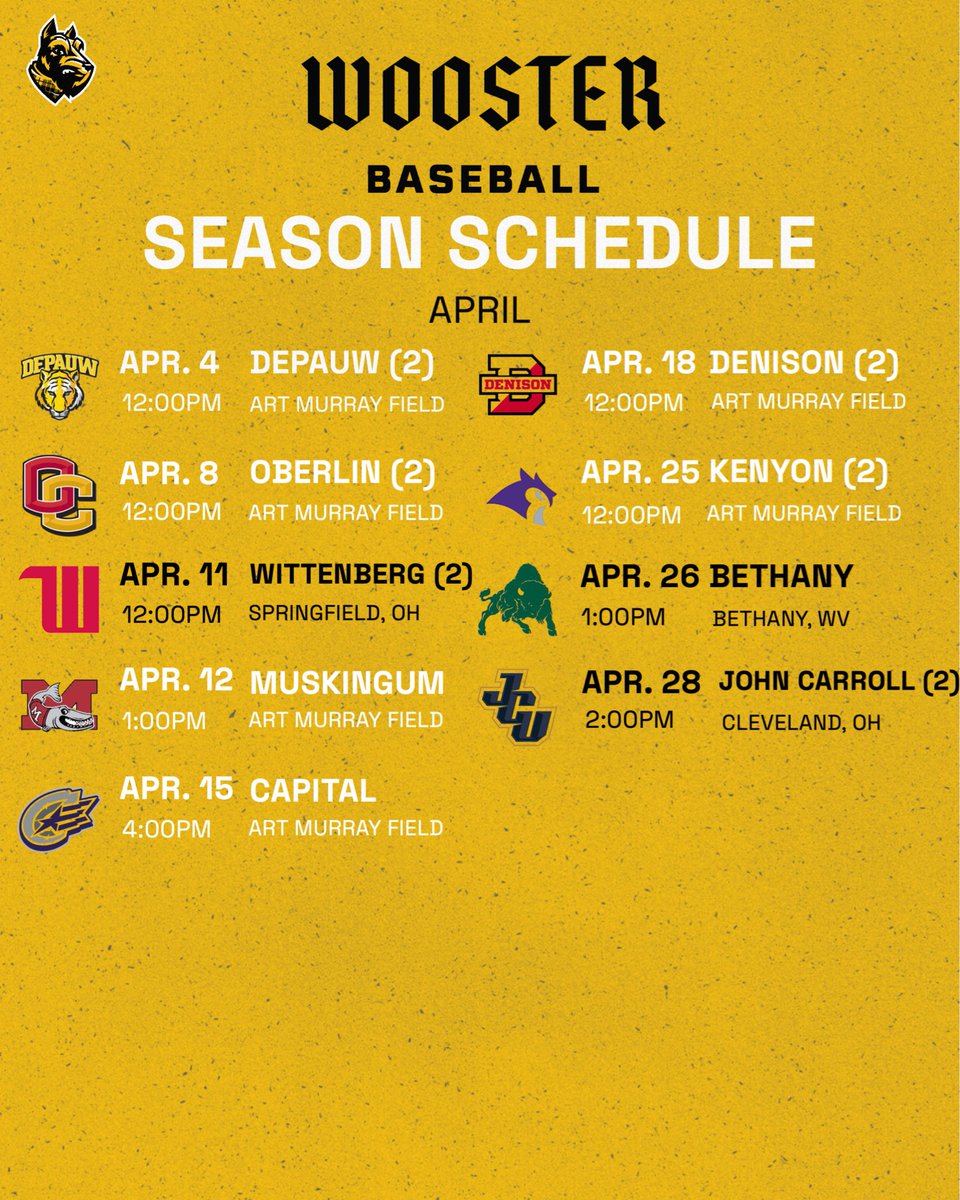 Wooster Baseball tweet media