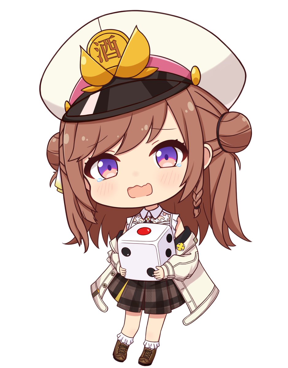 haruhimeichigo's tweet image. 表情差分(通常&amp;amp;涙目)白背景ver.
#咲乃もこ
#アートもこ