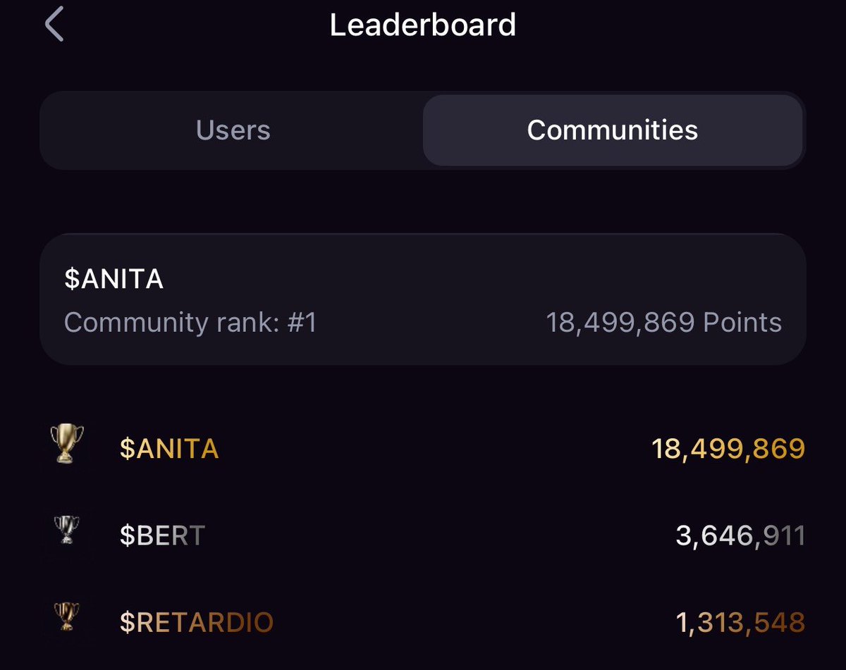 ANITAONINKCTO's tweet photo. This Inky upgrade really raises the bar. Trade any token on any chain, explore new games, and check out the leaderboard for top traders and communities 💜

DM @0xhyper1on for an invite https://t.co/3sVbR6zF56