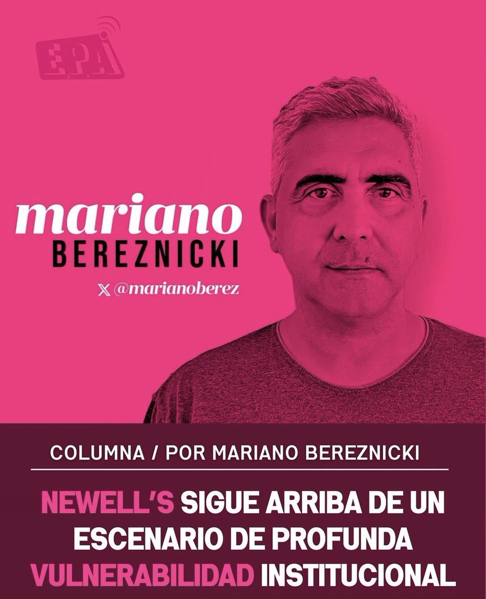 Por <a href="/marianoberez/">Mariano Bereznicki</a> 
✍🏼Columna: esxaca.com.ar/newells-sigue-…