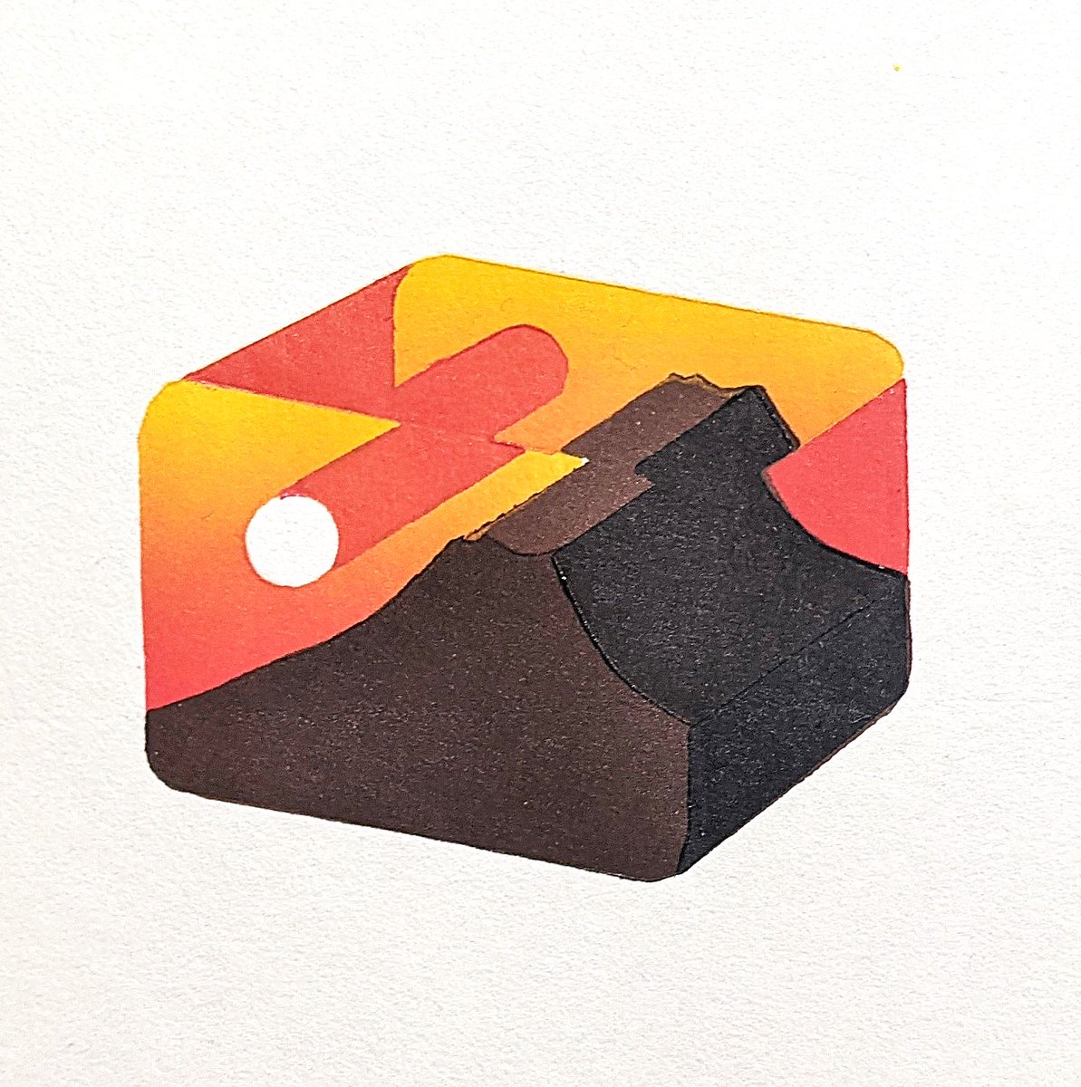 plus1art's tweet image. 〇/゜次会のお知らせ
｜チャリティ&amp;amp; オークション2025＼安全な一日｜11/26ー12/13｜
11回目の年末チャリティ展。今年のテーマは｢安全な一日｣です。50人の作家の作品はオークション形式で販売し売上の10%を途上国の女子教育を支援する非営利団体マララ基金に寄付します。写真はスズキマイコ｢夕日｣