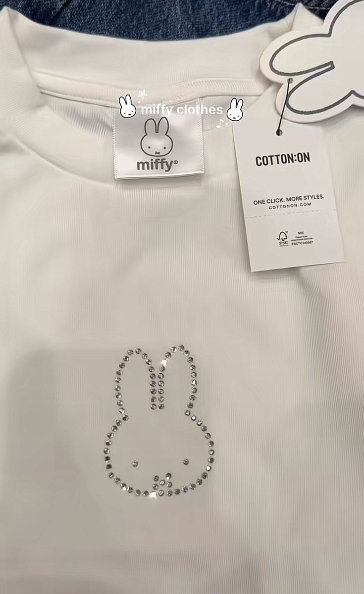 miffy x cotton on udah masukk indoo 𑙙(⟡𖥦⟡)⁄՞
