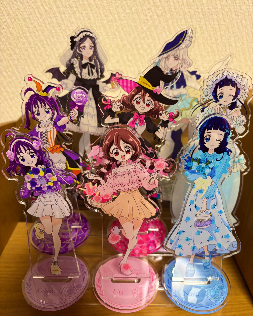 YonpunX's tweet photo. 新しいアクスタめっちゃ欲しい！😍
バイト先の近くにプリストがあって
つい買っちゃうんだけど
プリキュアのアクスタってめっちゃ出るから
集め出すとキリなくなるな…どうしよう🤔
でもめっちゃ欲しい
#precure 
#キミプリ 
#プリティストア https://t.co/OwO8jwy6Ip