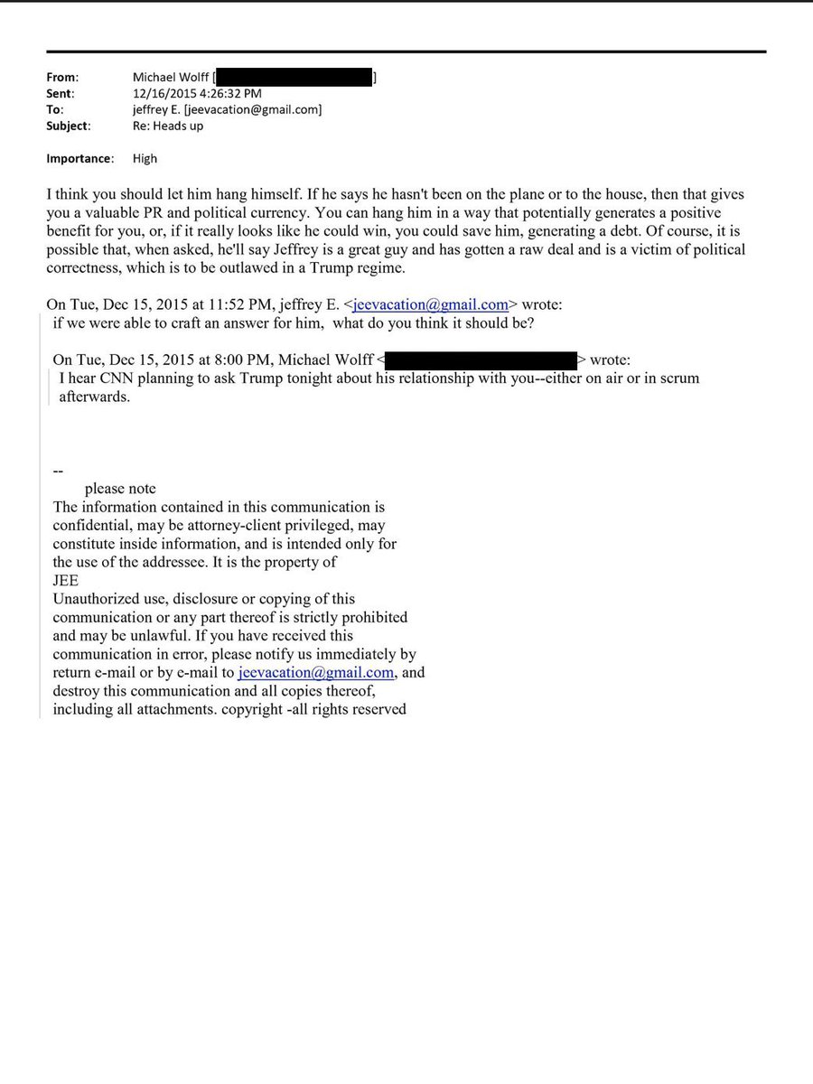 Democrats on the House Oversight Committee released several emails today between convicted sex offender and trafficker Jeffrey Epstein and his co-conspirator Ghislaine Maxwell, that were part of the thousands of documents, files, and other information obtained after the committee