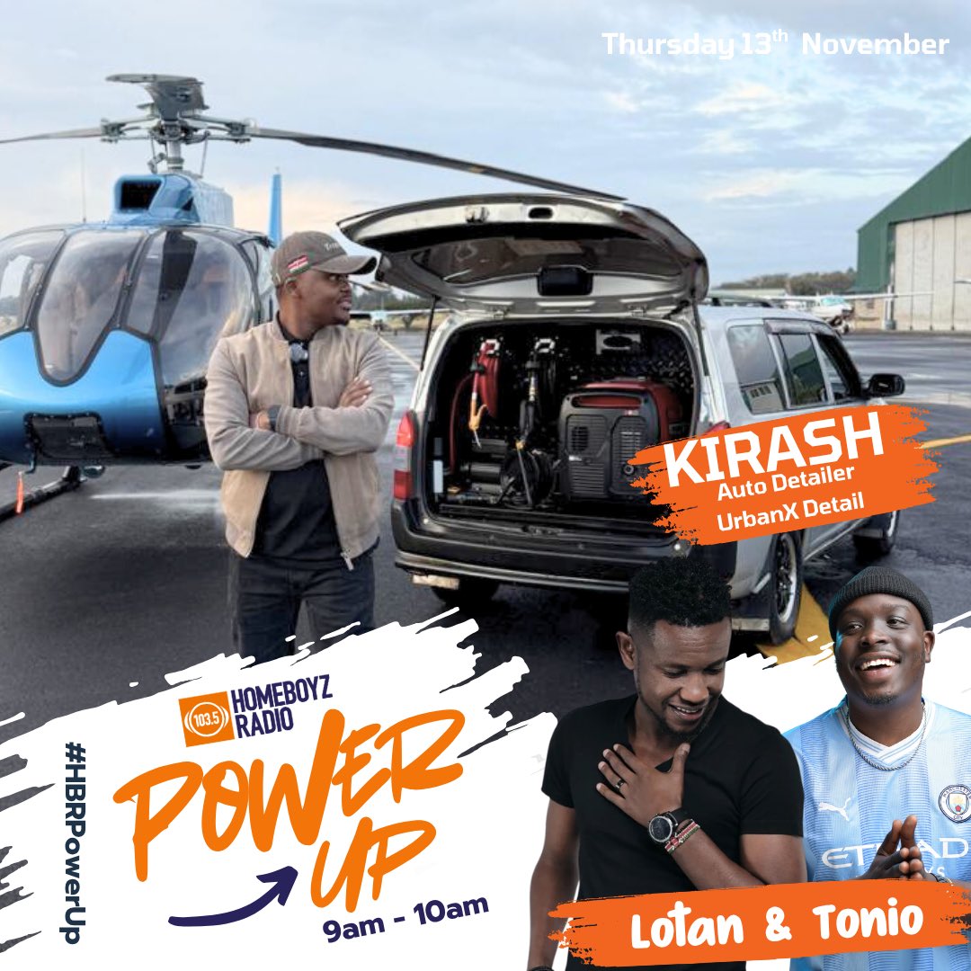 HomeboyzRadio's tweet photo. SHINE MODE ON! 
Lotan &amp; Tonio link up with  Kirash (Urban X detail) to spill the secrets of success, the grind, and all things hustle.

#LotanandKibz #PowerUpHBR https://t.co/bqOwsDTauD