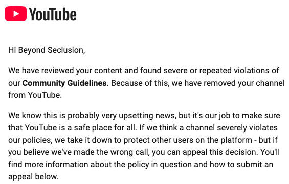 Beyond Seclusion tweet media