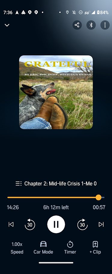 Enjoyed chapter 1 and 2 of Grateful, thank you <a href="/EBischoff/">Eric Bischoff</a> and <a href="/guyevansbooks/">Guy Evans</a> for the emails.