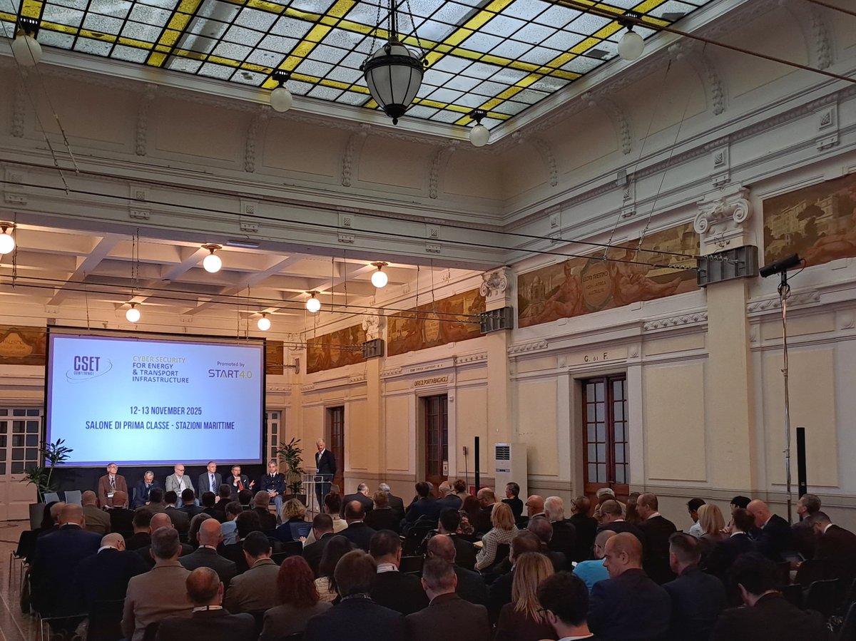 StefanoOdaglia's tweet image. First day of the #CSET International Conference in the beautiful halls of Stazione Marittima in Genoa csetconference.com thanks to Start 4.0. #cybersecurity #CIP #NIS2