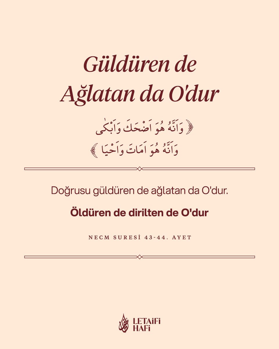 Güldüren de Ağlatan da O'dur...