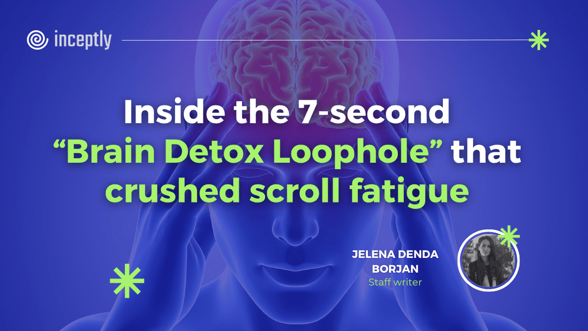 🔥 This $2.2M “Brain detox” ad really beat scroll fatigue...

Most ads die after the click.

This one held attention for 5+ minutes - with nothing but ⚪ white text on a ⚫ black screen.

No actors. No product shots. No edits.
Just 🧠 fascination architecture.

It’s called the