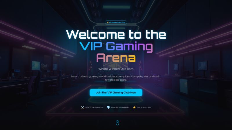 Amelia6847's tweet image. 🎮 Welcome to the VIP Gaming Arena — Where Every Player Becomes a Champion!

👉 Enter the Arena Today: vip-gaming-elite.lovable.app
#VIPGaming #OnlineGames #GamerLife #PlayAndWin #EsportsCommunity #GamingRewards