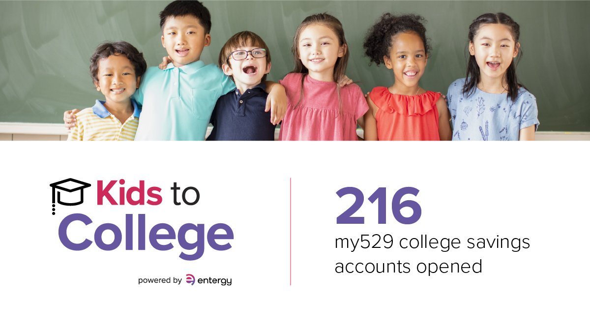Investing in kids means investing in New Orleans’ future.✨

Thanks to Kids to College, 216 students now have their very first college savings accounts — taking one more step toward opportunity, achievement, and lifelong success.

Click ⬇️ to learn more our Kids to College