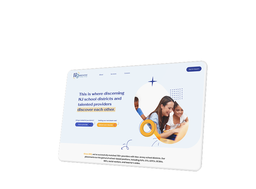 nextbracket's tweet image. Founded by a husband and wife duo, ITG is driven by a tremendous sense of mission. ITG is here to help guide you to the perfect staffing solutions for your school.

itherapygroup.com