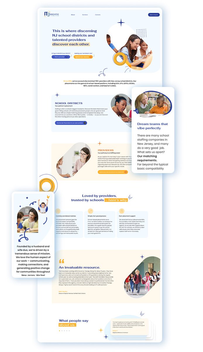 nextbracket's tweet image. Founded by a husband and wife duo, ITG is driven by a tremendous sense of mission. ITG is here to help guide you to the perfect staffing solutions for your school.

itherapygroup.com