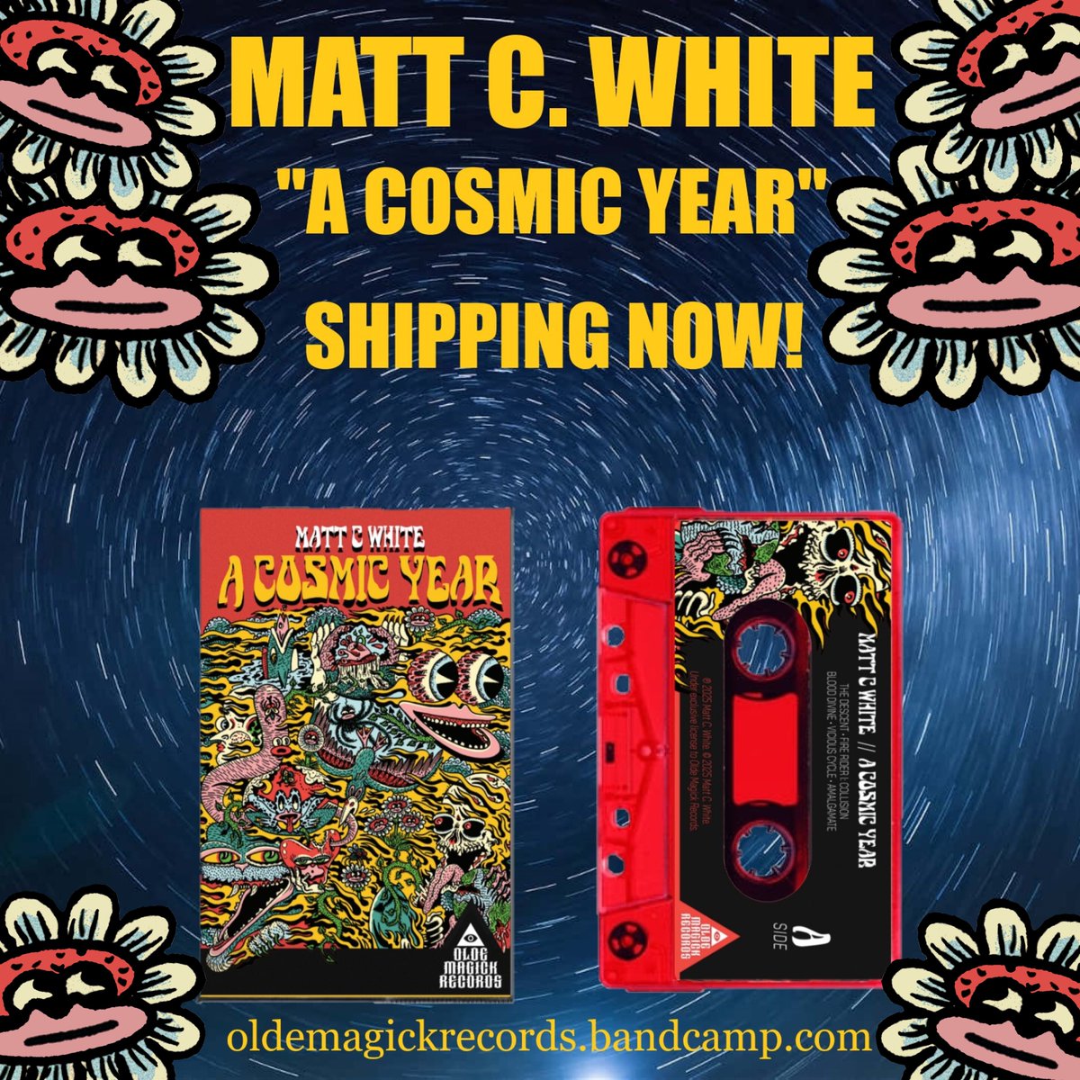 Great news! The cassettes have arrived and are shipping out worldwide! Rock on!
oldemagickrecords.bandcamp.com
#cosmicfunk #heavyrock #alternativerock #indiemusic #coffeebreak #freakazoid #musicmachine #Goodtimes