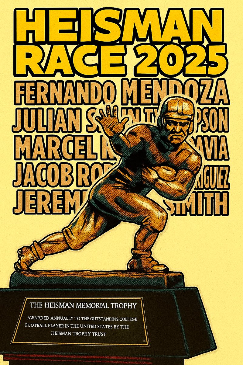adrifraguas's tweet photo. 🔥 Heisman Series - Capítulo 2

Ty Simpson 🆚 Marcel Reed 
Dos quarterbacks que pueden definir la SEC… y el Heisman 🏆
¿Quién gana la carrera?
🎥 Míralo aquí 👇
🔗 https://t.co/zFO66qbkxL

#Heisman2025 #CollegeFootball #Deportes #FutbolAmericano #NCAA https://t.co/bfGLRH6AIC
