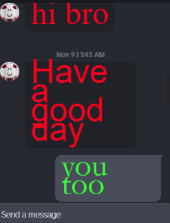 friendly roblox conversation❤️