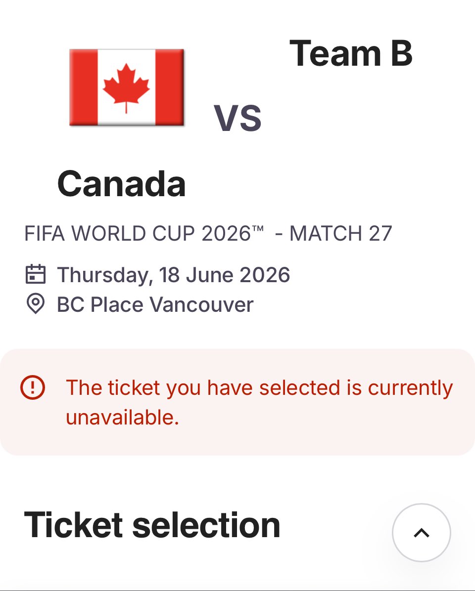 torontomaplefc2's tweet image. Thank you @kevinablue @CanadaSoccerEN @fifa for the worst experience. Pricing out the fans who’ve supported you through thick and thin. I was one of the “lucky” few who made the draw, waited for over 3 hours and on top of the price gouging, the portal doesn’t even work