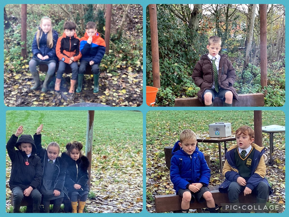 #Y2 Thank you to Mrs Yates for building us a bonfire this morning to support our writing about Plop the owl.  We were completely mesmerised by the flames 🔥