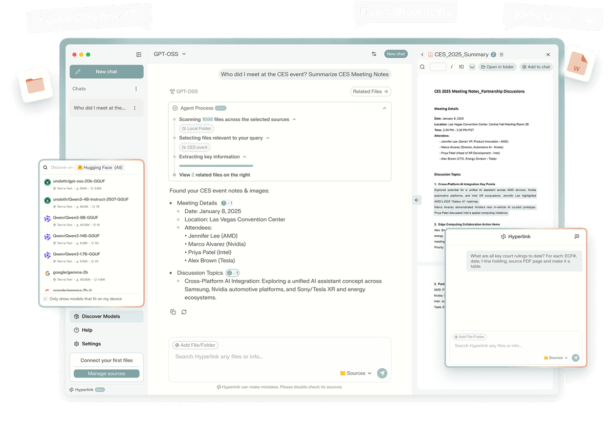csaba_kissi's tweet image. I wanted a personal AI assistant that runs on my PC and is 100% private.

Something that uses no cloud, has no lag, and does no uploads.

Just instant, private answers from local files. It exists!

Let me show you...