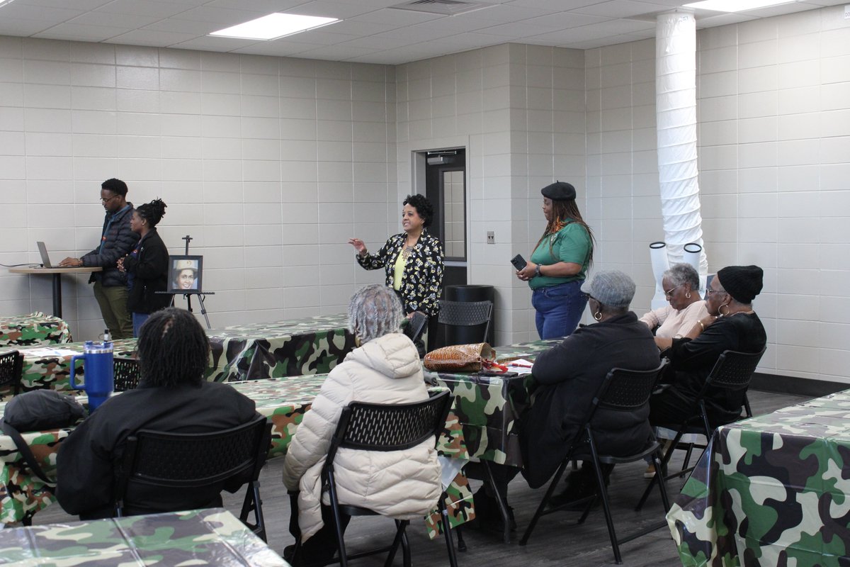 montgcitypandr's tweet image. Today, we gathered in honor of the remarkable Romay Johnson Davis — a trailblazer, veteran, and inspiration to generations. The event featured a heartfelt tribute and a special guest speaker, Stacia Robinson.

#funinmgm #ourmgm #romayjohnsondavis