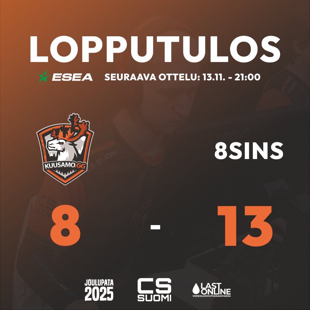 KUUSAMOgg's tweet image. Ei luistanut Nukessa tänään.

Kuitenkin @Keksimage onnistui nappaamaan 16 frägiä matsin aikana joulupataan 🎅

#KUUSAMOgg #esportsfi #cs2fi