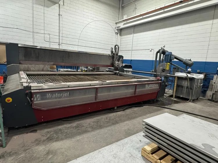 WestbrookEng's tweet image. FOR SALE‼️

USED 2016 WATERJET CORP. SUPREMA DX 612 6’ X 12 3-AXIS+ CNC WATERJET CUTTING SYSTEM

Year: 2016
Stock #: 11240

For more info contact Joe at joe@westbrook-eng.com or 586-576-2154

westbrook-eng.com/equipment/8493…

#usedmachinery #usedmachine #buyused #forsale #waterjet #mdna